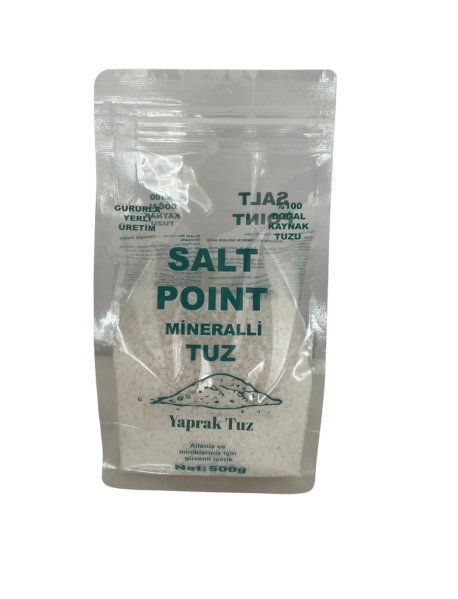 Salt Point 500g Doğal Yer Altı Kaynak Yaprak Tuzu"